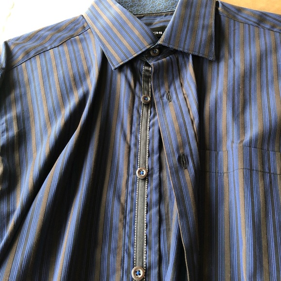 Bugatchi Uomo Men’s Designer Shirt - Picture 2 of 8